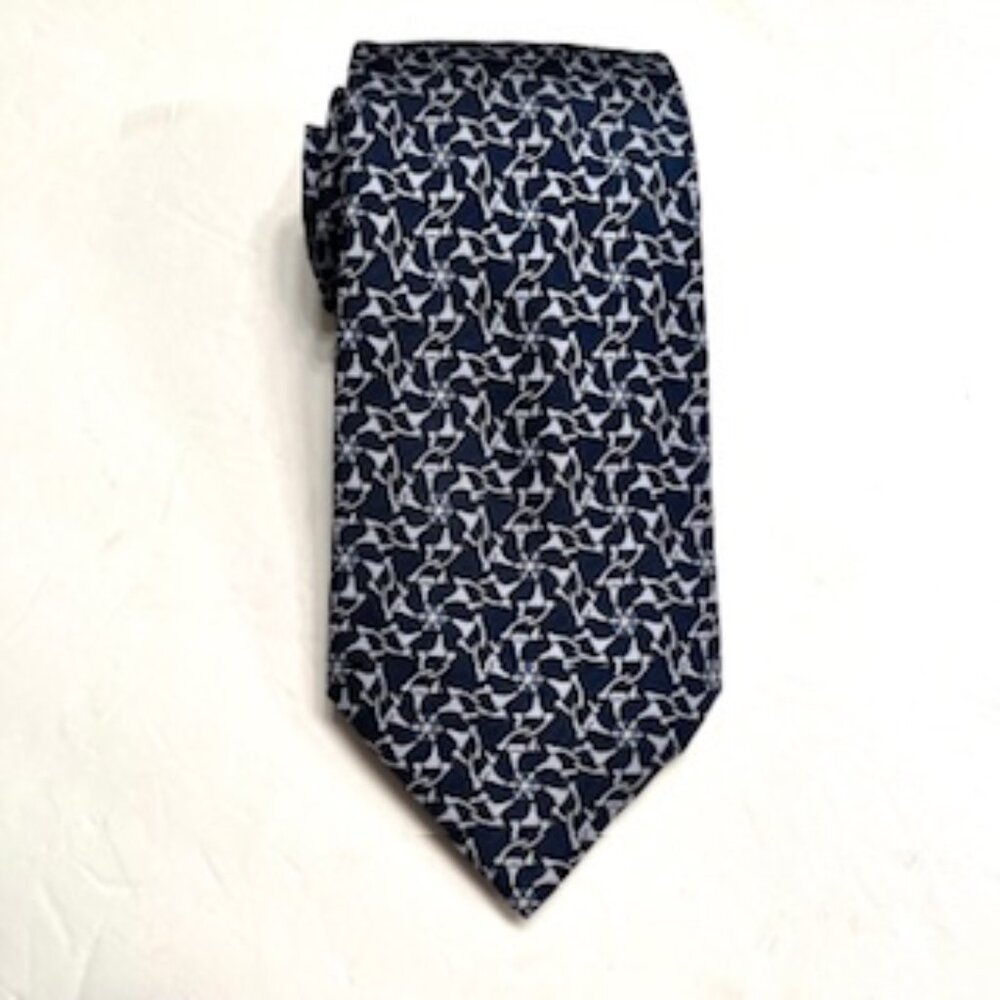 Authentic Rare Vintage HERMES Men’s Necktie. 100% silk, Made in France.